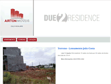 Tablet Screenshot of airtonimoveis.com
